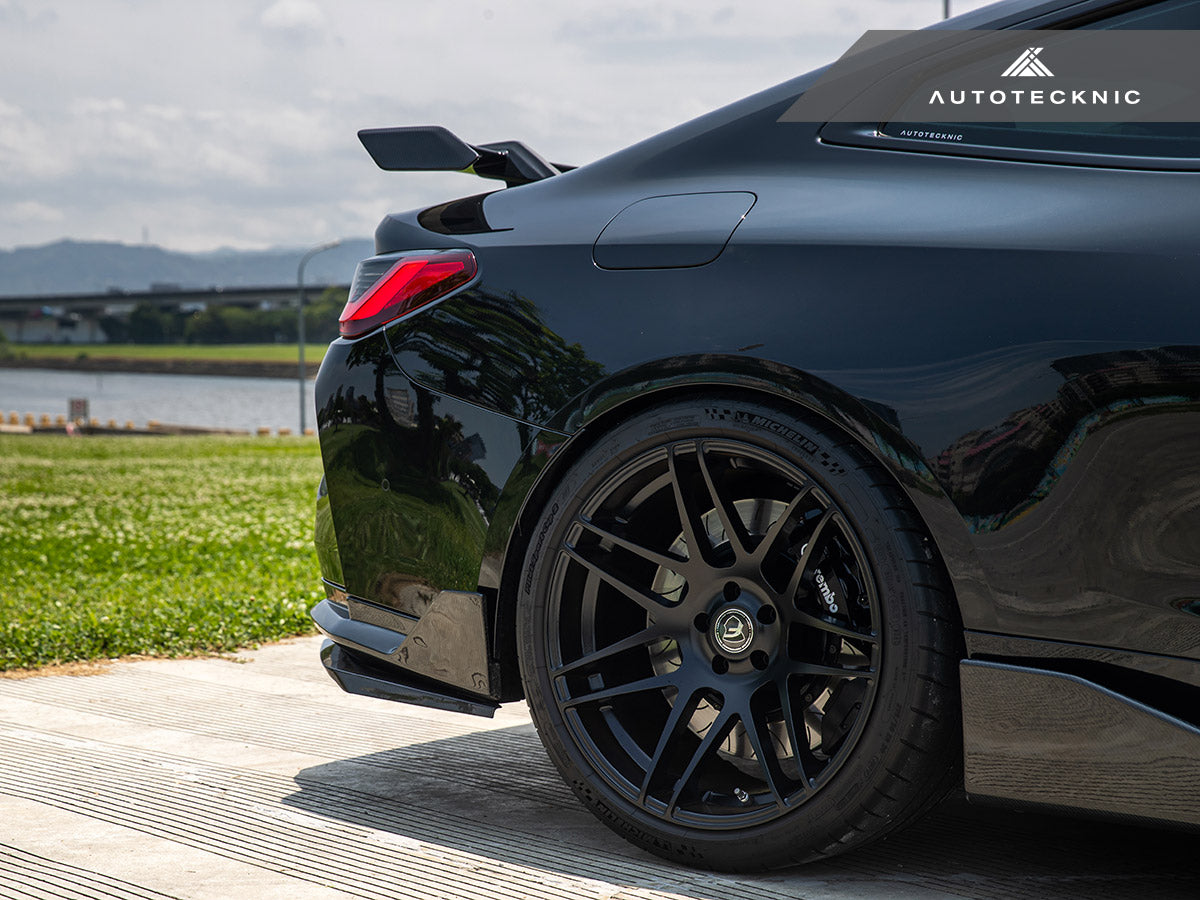 AutoTecknic Dry Carbon Rear Splitter Winglet Set - BMW G80/ G81 M3 | G82/ G83 M4