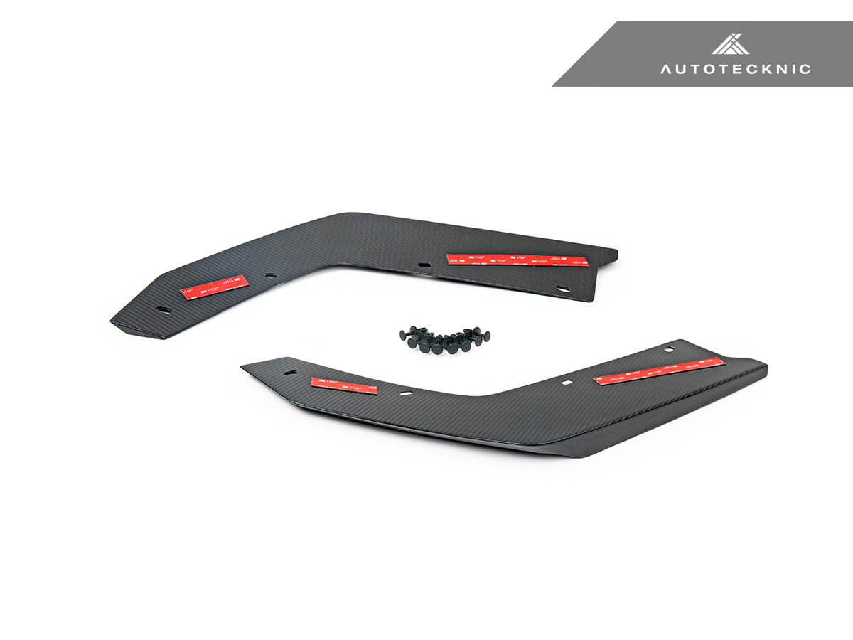 AutoTecknic Dry Carbon Rear Splitter Winglet Set - BMW G80/ G81 M3 | G82/ G83 M4