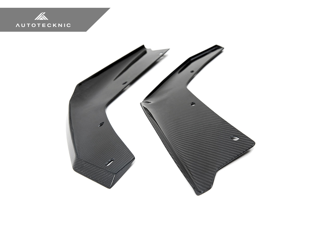 AutoTecknic Dry Carbon Rear Splitter Winglet Set - BMW G80/ G81 M3 | G82/ G83 M4