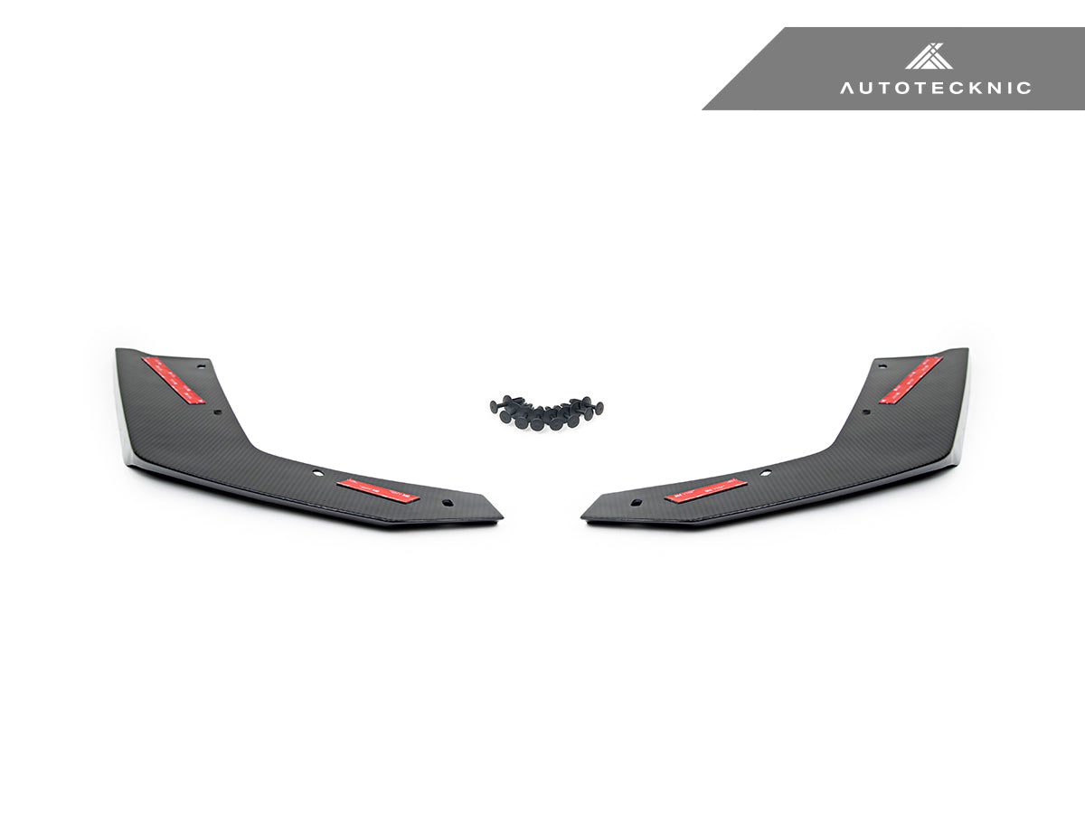 AutoTecknic Dry Carbon Rear Splitter Winglet Set - BMW G80/ G81 M3 | G82/ G83 M4