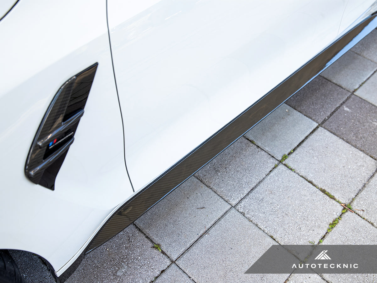 AutoTecknic Dry Carbon OEM-Spec Side Skirt Set - BMW G80/ G81 M3