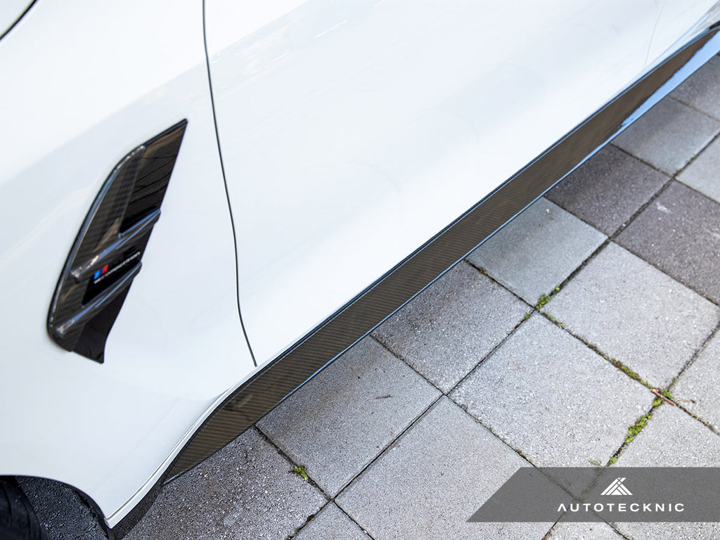 AutoTecknic Dry Carbon OEM-Spec Side Skirt Set - BMW G80/ G81 M3