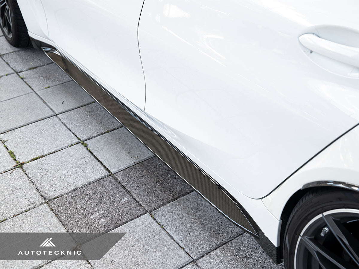 AutoTecknic Dry Carbon OEM-Spec Side Skirt Set - BMW G80/ G81 M3