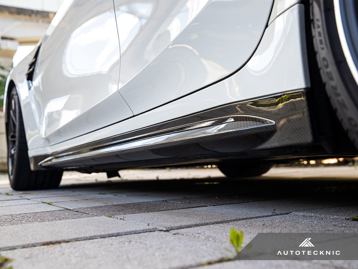 AutoTecknic Dry Carbon OEM-Spec Side Skirt Set - BMW G80/ G81 M3