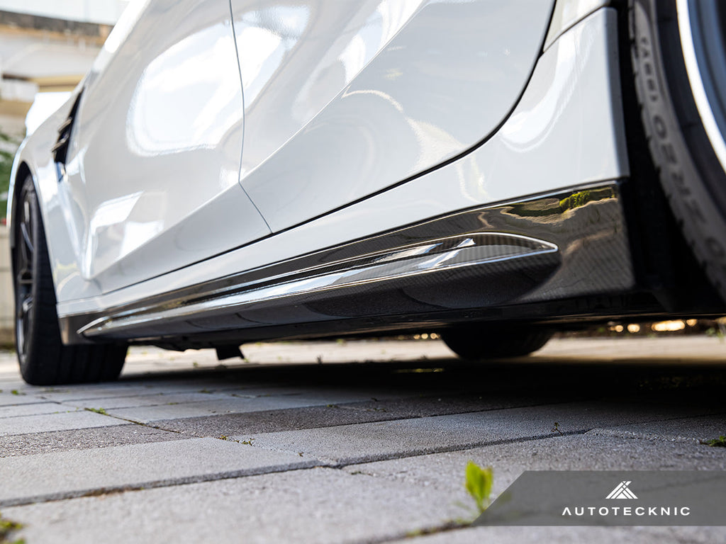 AutoTecknic Dry Carbon OEM-Spec Side Skirt Set - BMW G80/ G81 M3