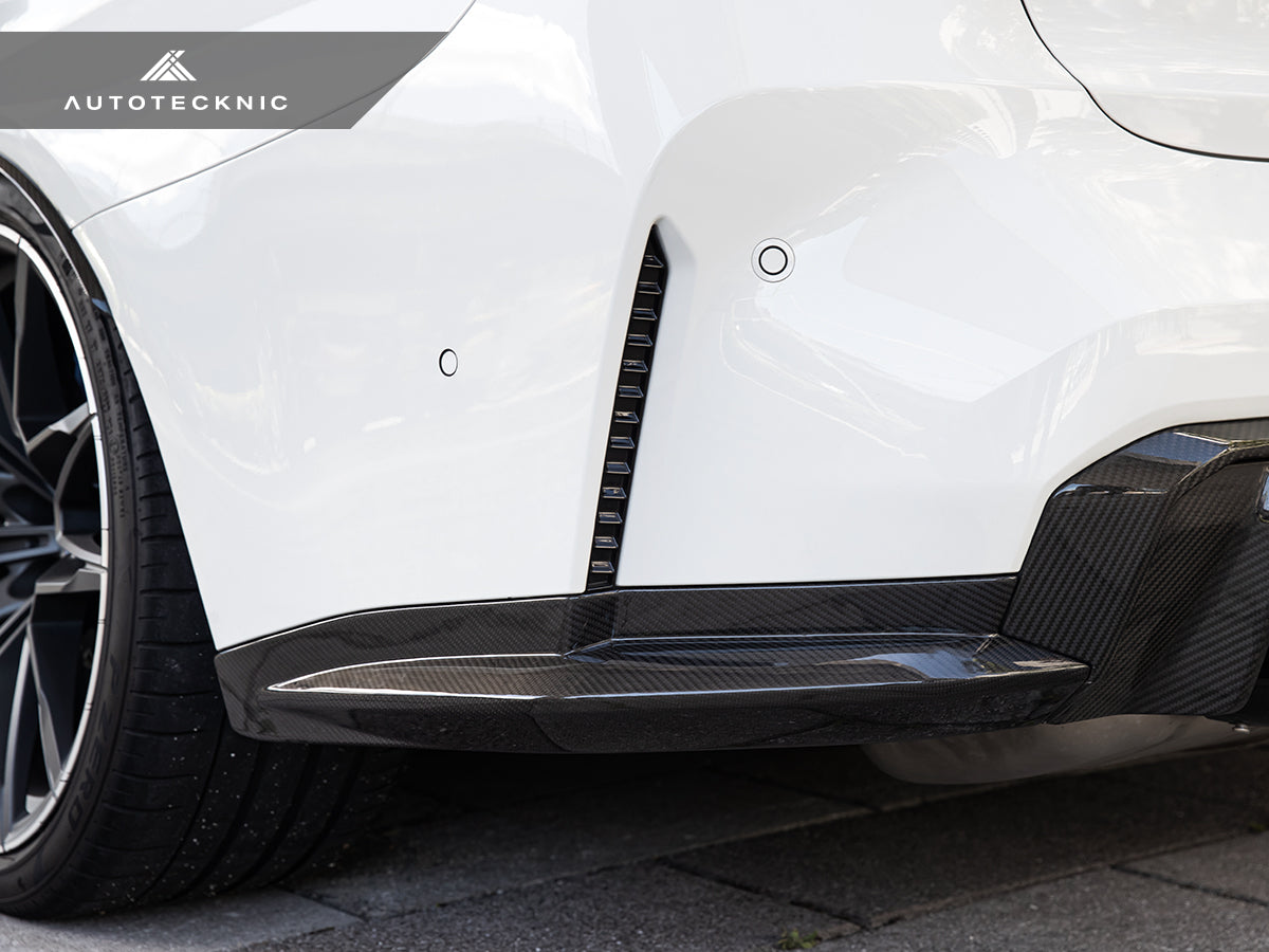 AutoTecknic Dry Carbon OEM-Spec Rear Splitter Set - BMW G80 M3 | G82 M4