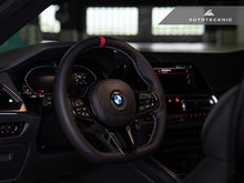 Load image into Gallery viewer, AutoTecknic LCI Carbon Steering Wheel Trim - BMW G22/ G26 4-Series 2025-Up