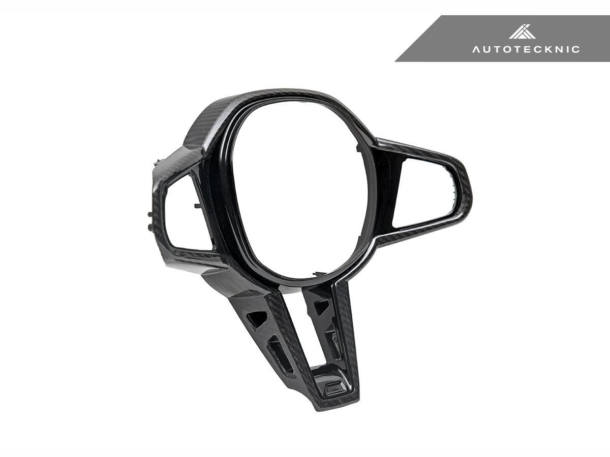 AutoTecknic LCI Carbon Steering Wheel Trim - BMW G20/ G21 3-Series 2025-Up