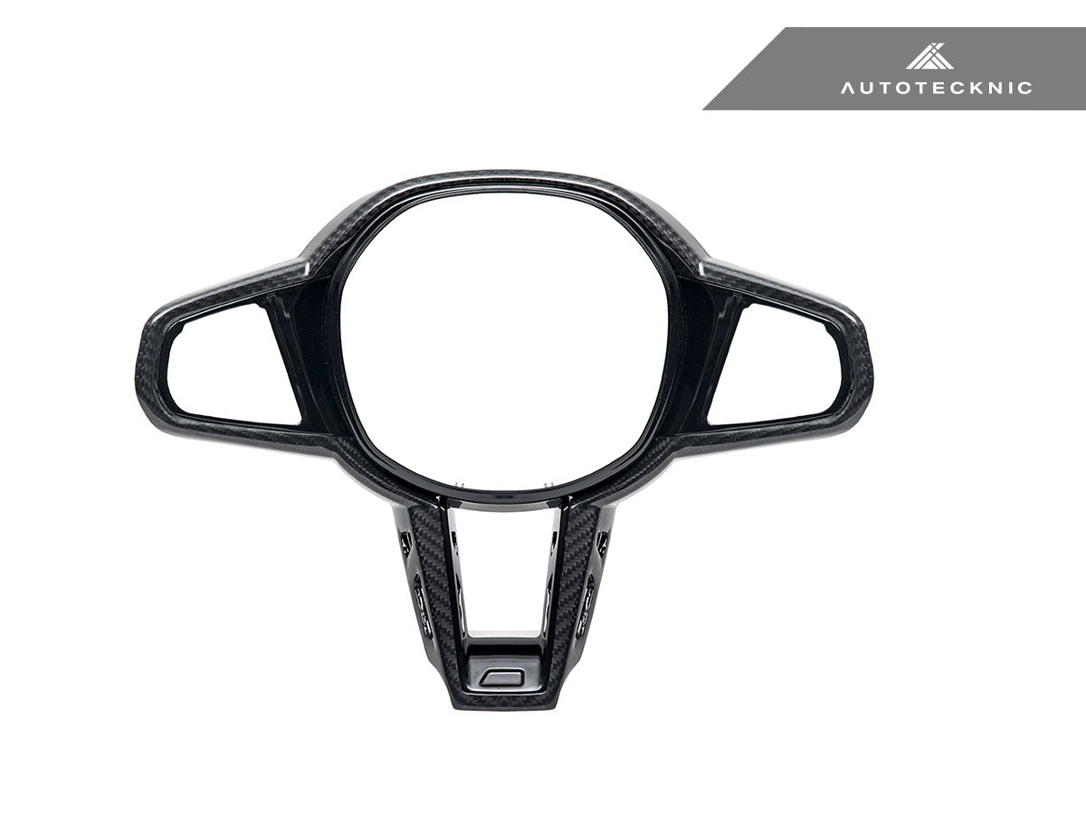 AutoTecknic LCI Carbon Steering Wheel Trim - BMW G20/ G21 3-Series 2025-Up