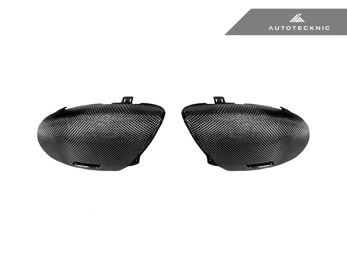 AutoTecknic Replacement Carbon Fiber Mirror Covers - BMW E60 M5 | E63 M6