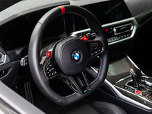 Load image into Gallery viewer, AutoTecknic LCI Carbon Steering Wheel Trim - BMW G22/ G26 4-Series 2025-Up
