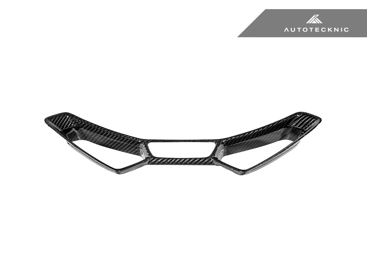 AutoTecknic Dry Carbon Fiber Seat Belt Outlet 4-Piece Front + Rear Cover Set - BMW G8X M2 / M3 / M4