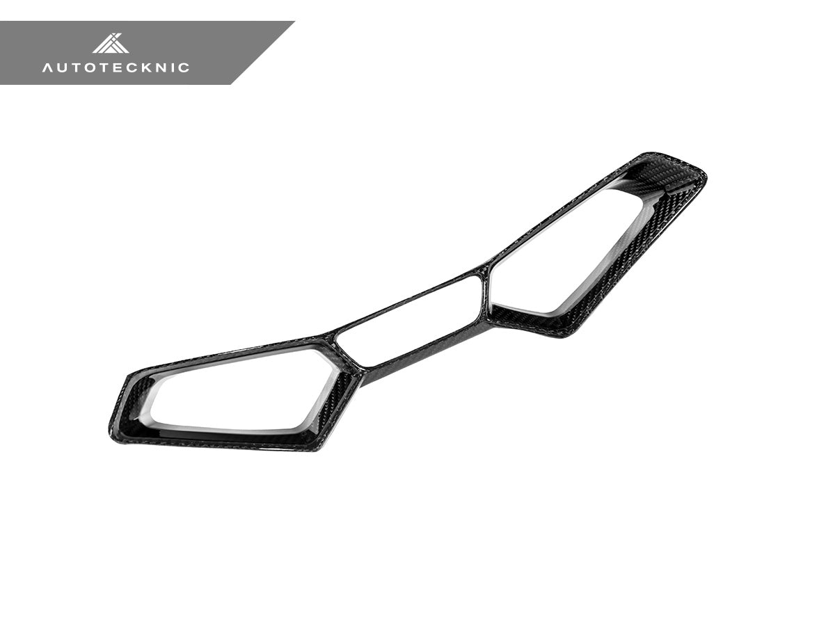 AutoTecknic Dry Carbon Fiber Seat Belt Outlet 4-Piece Front + Rear Cover Set - BMW G8X M2 / M3 / M4