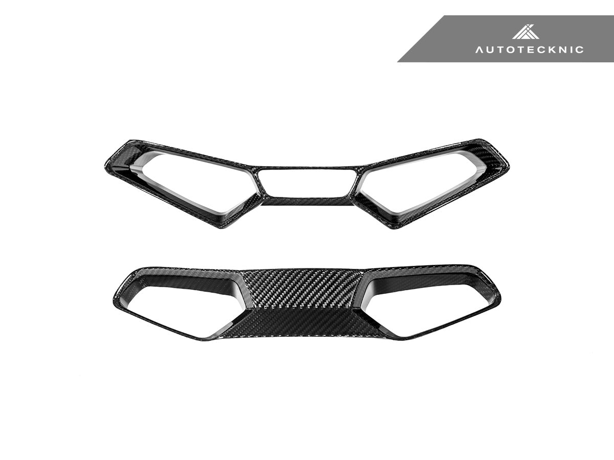 AutoTecknic Dry Carbon Fiber Seat Belt Outlet Cover Set - BMW G80 M3 | G82 M4 | G87 M2 | M Carbon Bucket Seats
