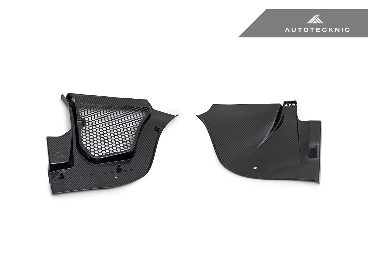 AutoTecknic Dry Carbon Engine Cowl Panel Trim Set - BMW G90/ G99 M5