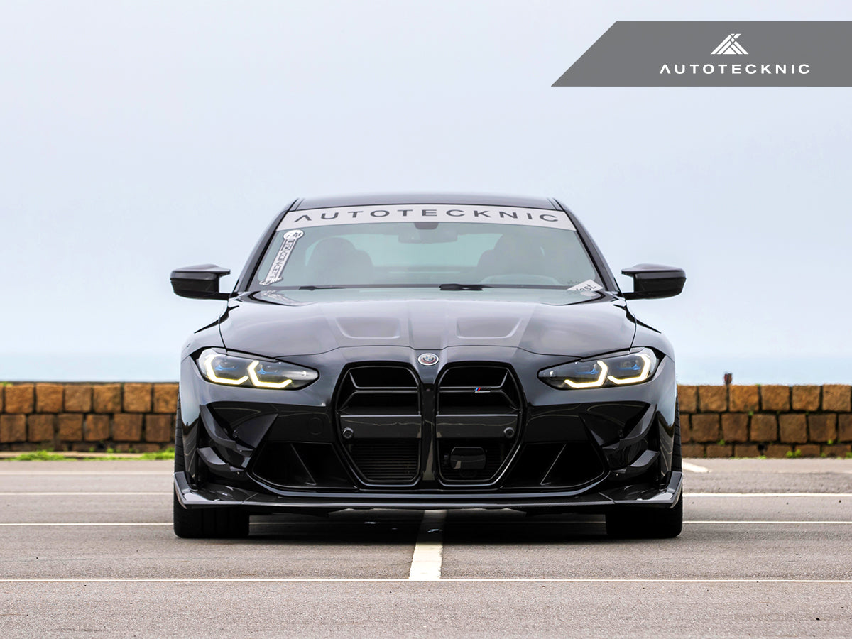AutoTecknic Carbon Fiber Headlight Trim Set - BMW G80 M3 | G82/ G83 M4