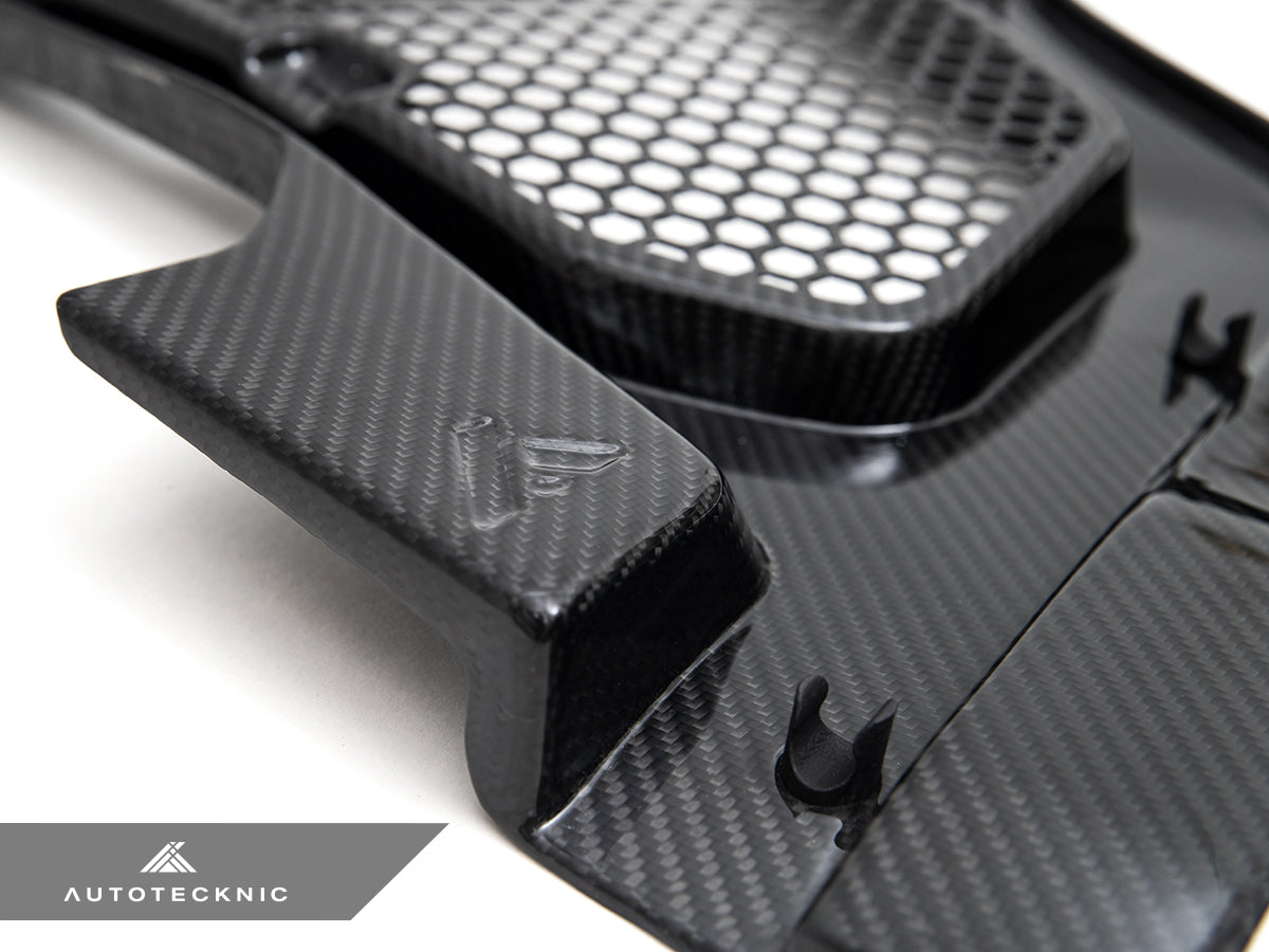 AutoTecknic Dry Carbon Engine Cowl Panel Trim Set - BMW G90/ G99 M5