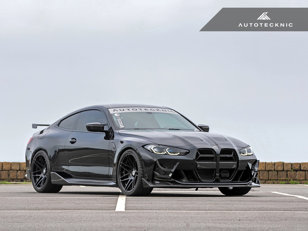 AutoTecknic Dry Carbon GT4 Canard Set - BMW G80 M3 | G82 M4