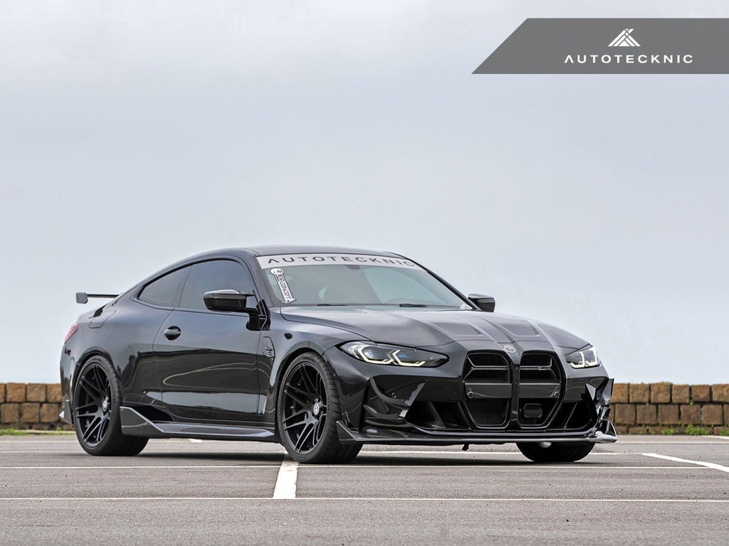 AutoTecknic Dry Carbon GT4 Canard Set - BMW G80 M3 | G82 M4