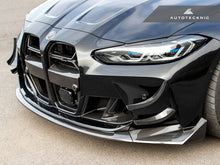 Load image into Gallery viewer, AutoTecknic Dry Carbon GT4 Canard Set - BMW G80 M3 | G82 M4