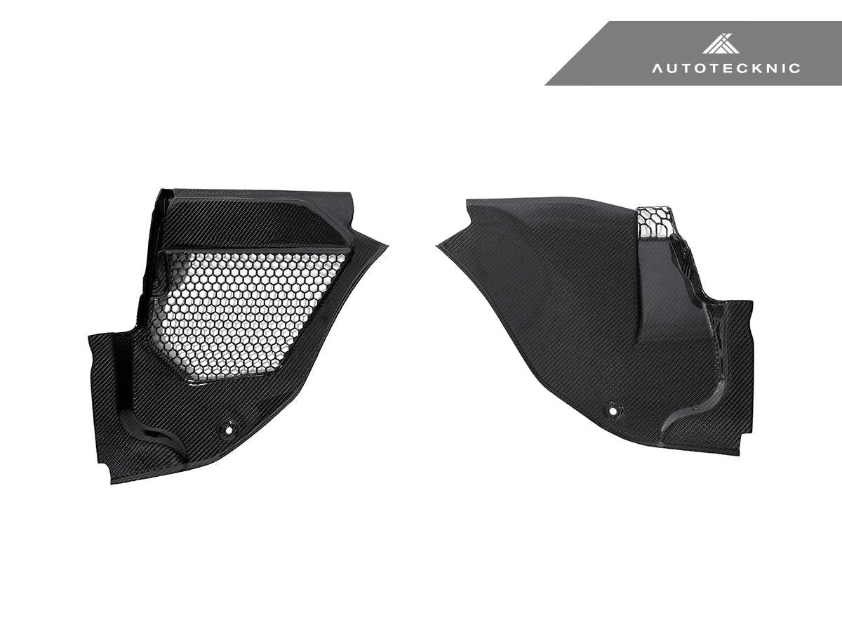 AutoTecknic Dry Carbon Engine Cowl Panel Trim Set - BMW F91/ F92/ F93 M8