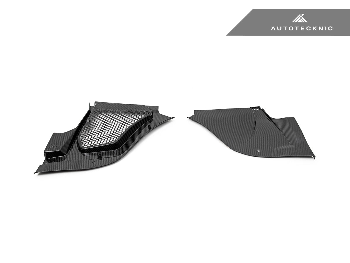 AutoTecknic Dry Carbon Engine Cowl Panel Trim Set - BMW G90/ G99 M5