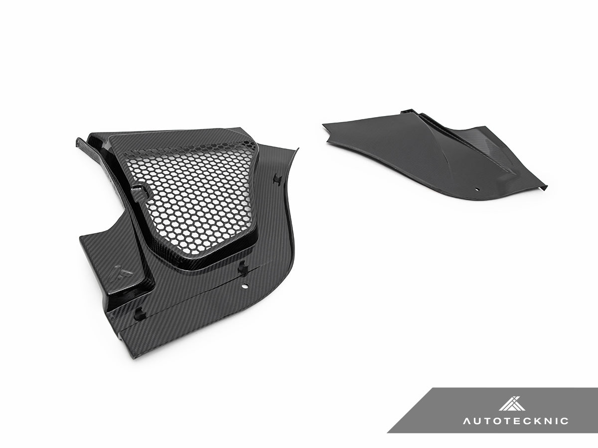 AutoTecknic Dry Carbon Engine Cowl Panel Trim Set - BMW G90/ G99 M5