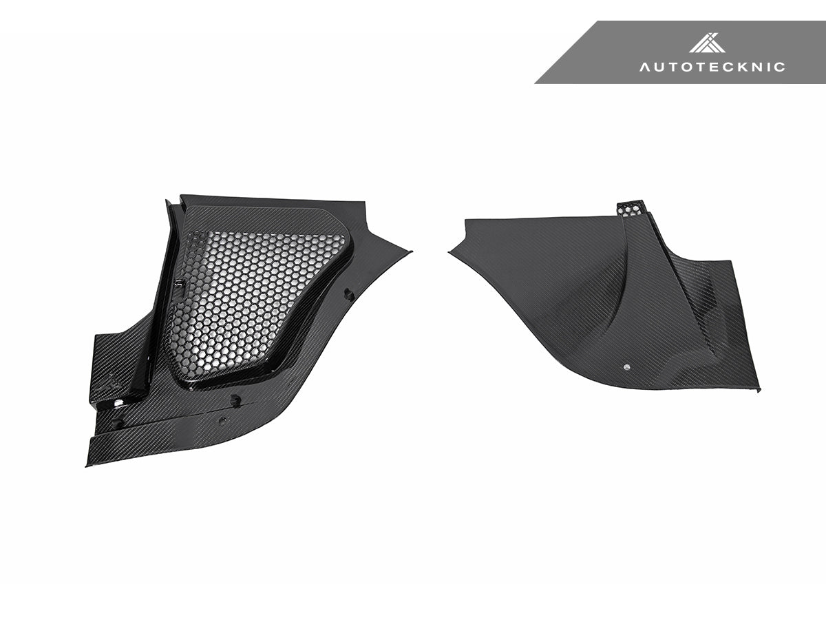 AutoTecknic Dry Carbon Engine Cowl Panel Trim Set - BMW G90/ G99 M5