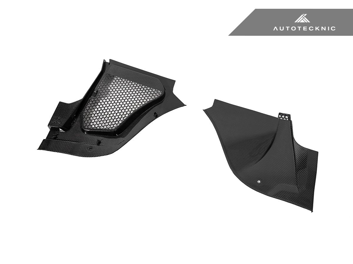 AutoTecknic Dry Carbon Engine Cowl Panel Trim Set - BMW G90/ G99 M5