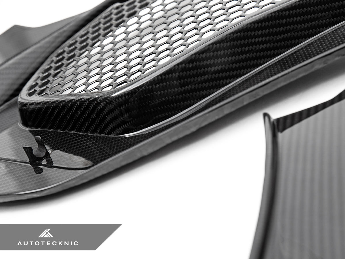 AutoTecknic Dry Carbon Engine Cowl Panel Trim Set - BMW G90/ G99 M5