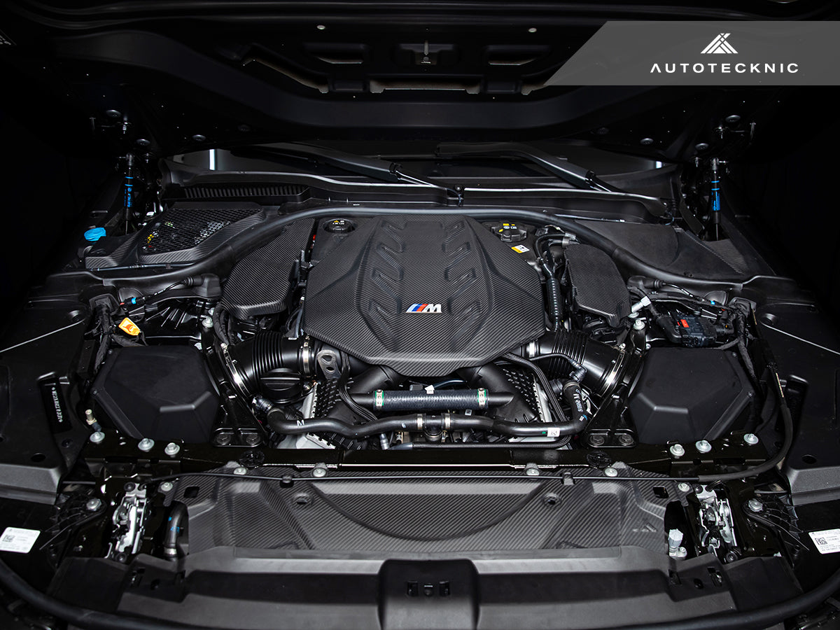 AutoTecknic Dry Carbon Fiber Crosslink Cooling Shroud - BMW G90/ G99 M5