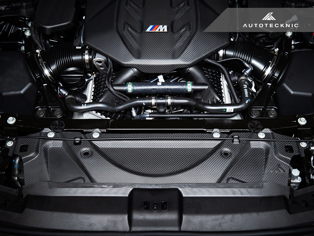 AutoTecknic Dry Carbon Fiber Crosslink Cooling Shroud - BMW G90/ G99 M5