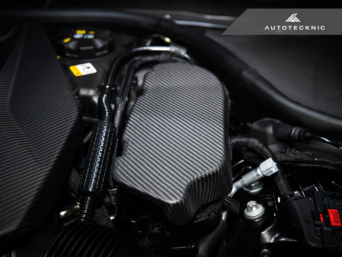 AutoTecknic Pre-Preg Carbon Engine Cover Extension Set - BMW G90/ G99 M5