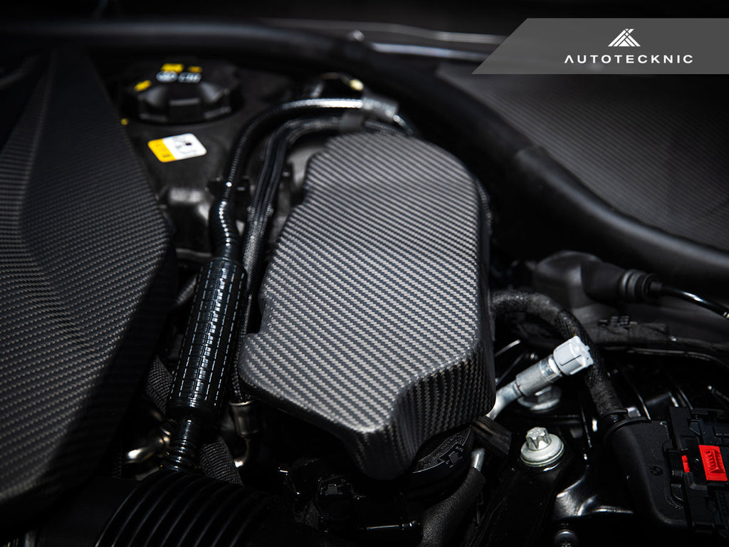 AutoTecknic Pre-Preg Carbon Engine Cover Extension Set - BMW G90/ G99 M5