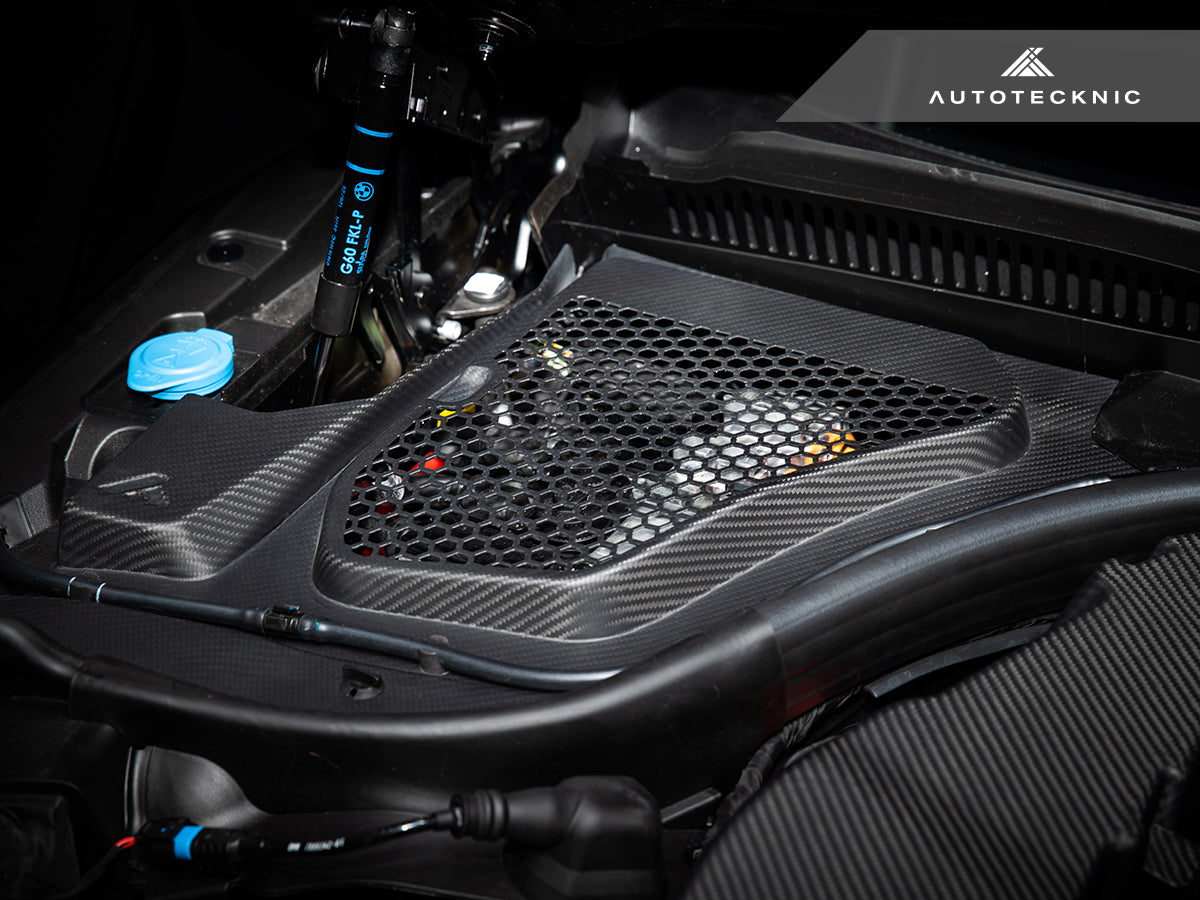 AutoTecknic Dry Carbon Engine Cowl Panel Trim Set - BMW G90/ G99 M5