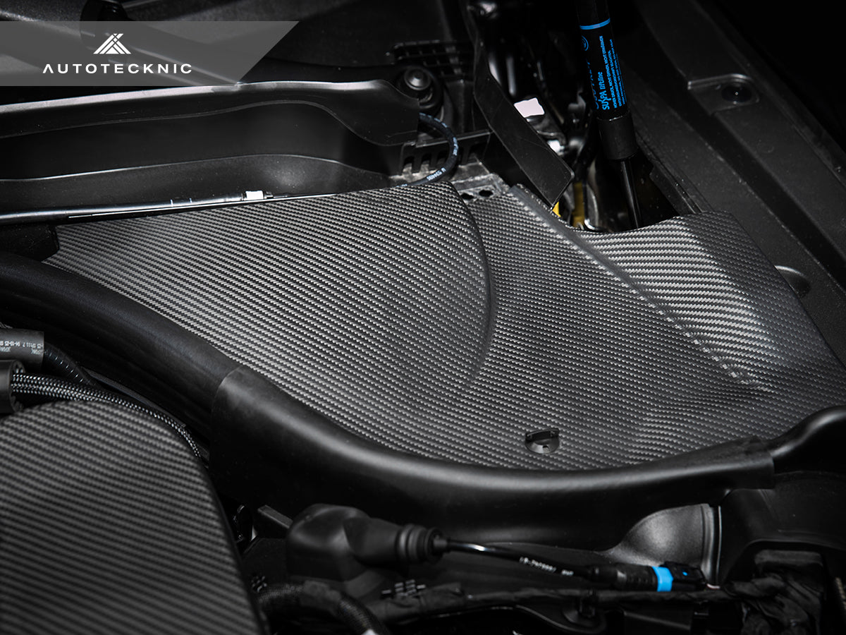 AutoTecknic Dry Carbon Engine Cowl Panel Trim Set - BMW G90/ G99 M5