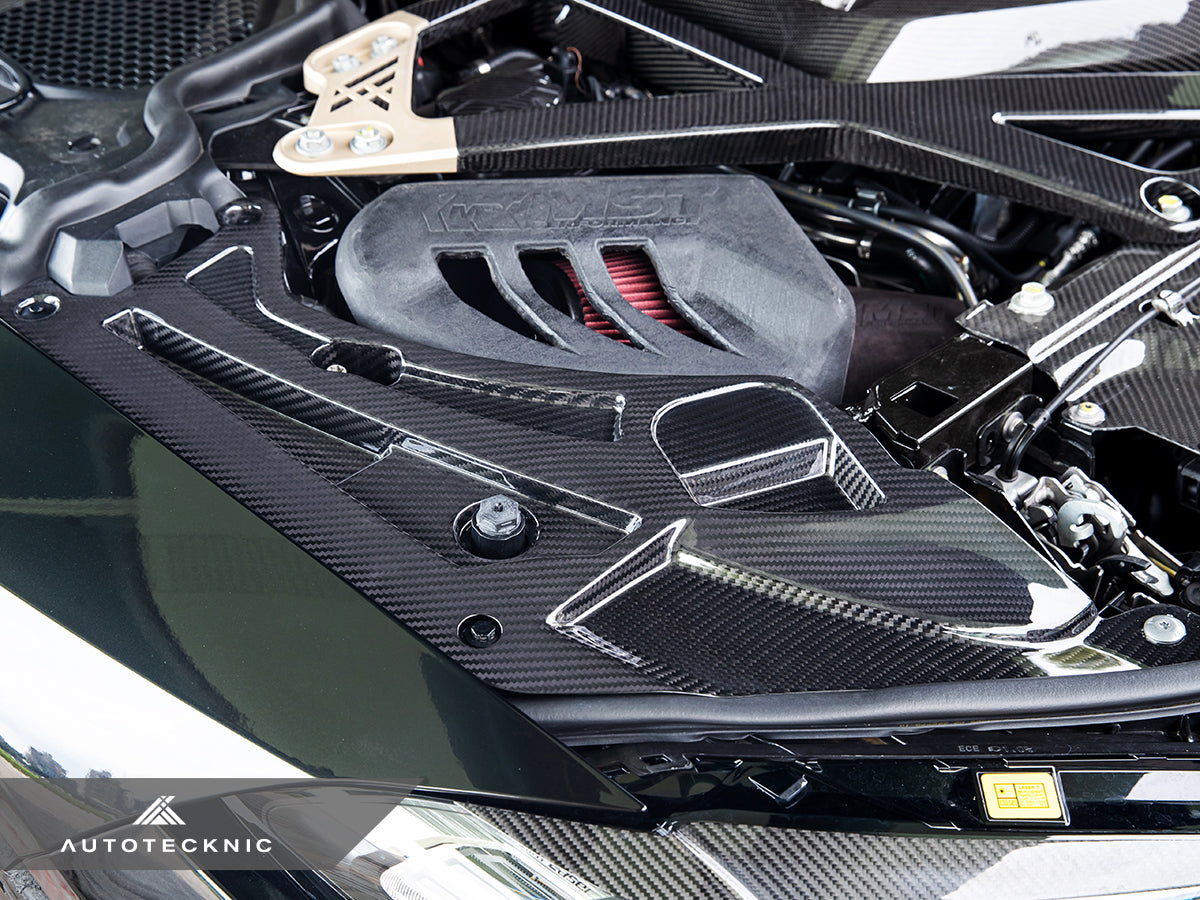 AutoTecknic Dry Carbon V2 Engine Bay Trim Set - BMW G80 M3 | G82/ G83 M4