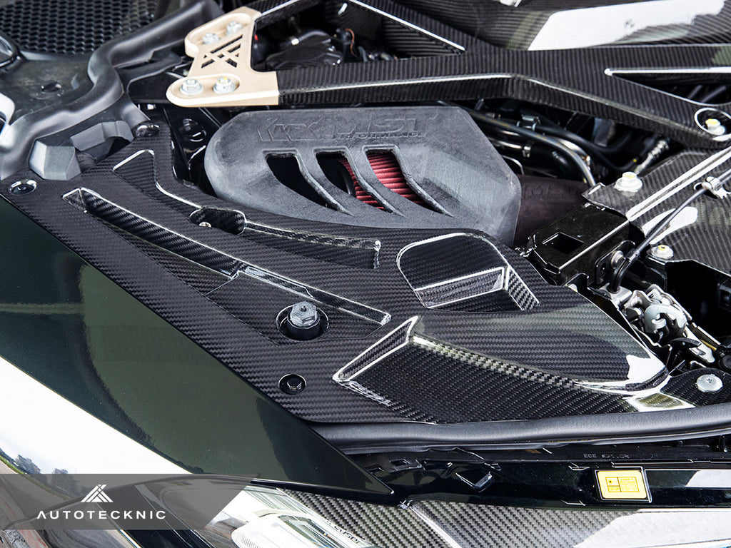 AutoTecknic Dry Carbon V2 Engine Bay Trim Set - BMW G80 M3 | G82/ G83 M4