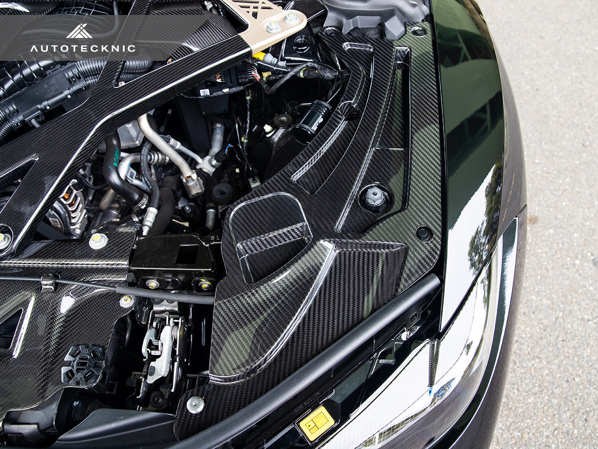AutoTecknic Dry Carbon V2 Engine Bay Trim Set - BMW G80 M3 | G82/ G83 M4