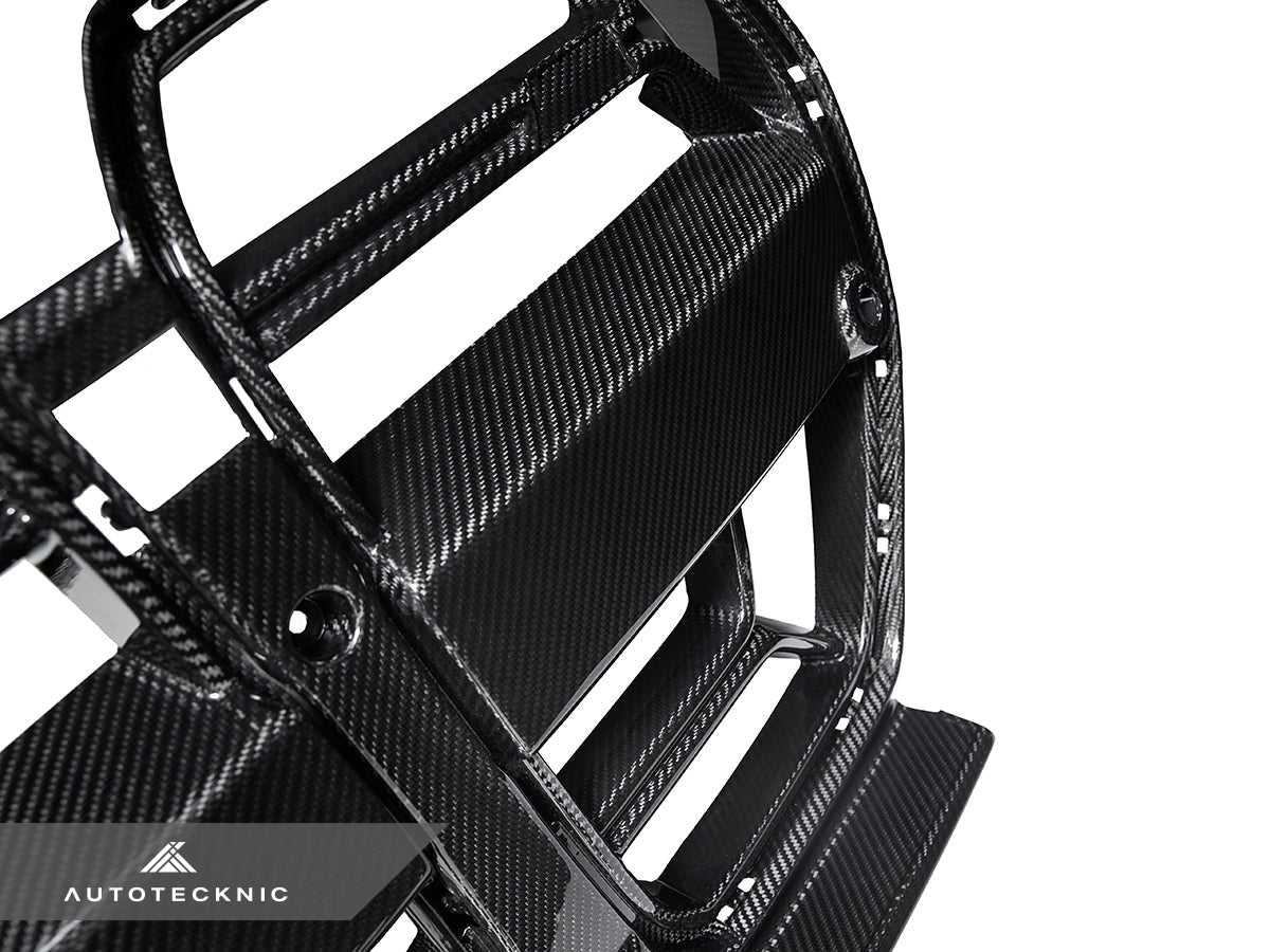 AutoTecknic Dry Carbon Competizione Sport Front Grille - BMW G80 M3 | G82/ G83 M4