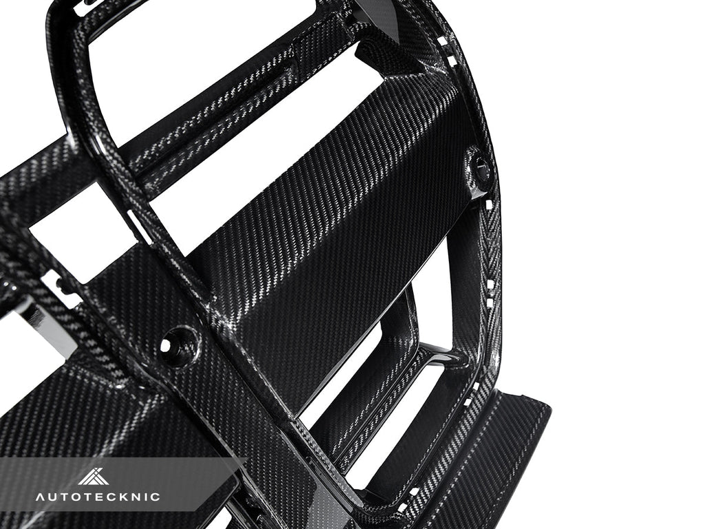 AutoTecknic Dry Carbon Competizione Sport Front Grille - BMW G80 M3 | G82/ G83 M4
