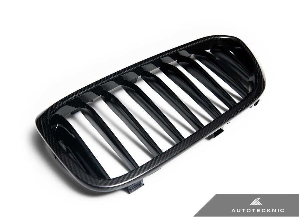 AutoTecknic Carbon Fiber Front Grille Set - BMW G30 5-Series Pre-LCI