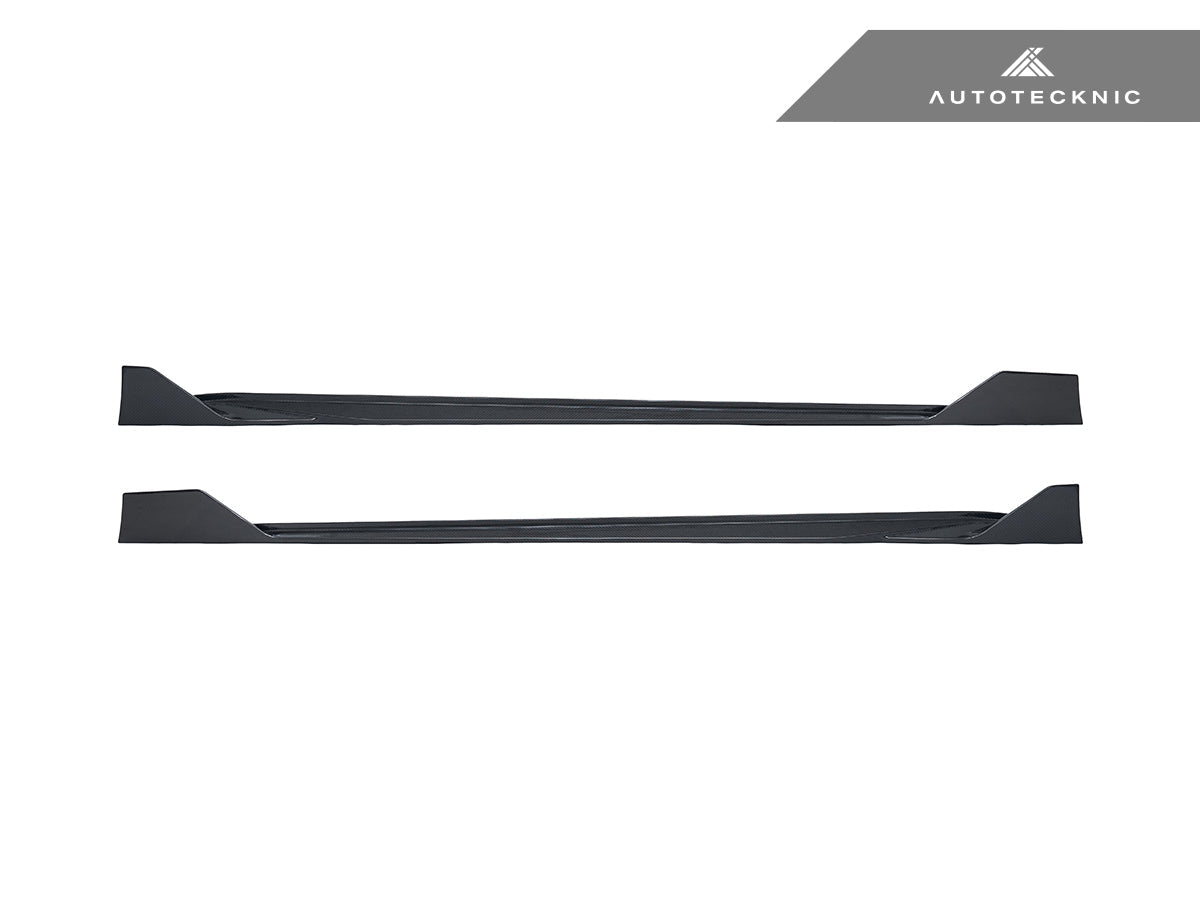 AutoTecknic Dry Carbon Side Skirt Extension Set V2 - BMW G87 M2