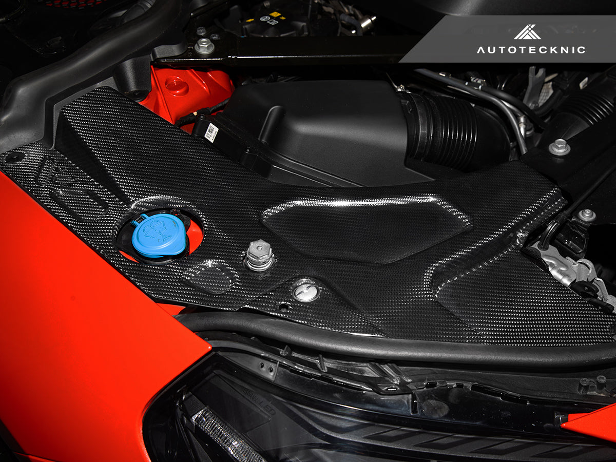 AutoTecknic Dry Carbon Engine Bay Trim Set - BMW G87 M2