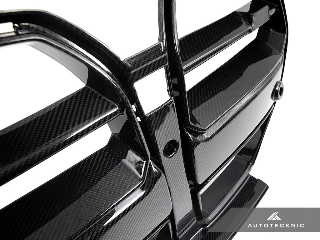 AutoTecknic Dry Carbon Avanzato Front Grille - BMW G80 M3 | G82/ G83 M4