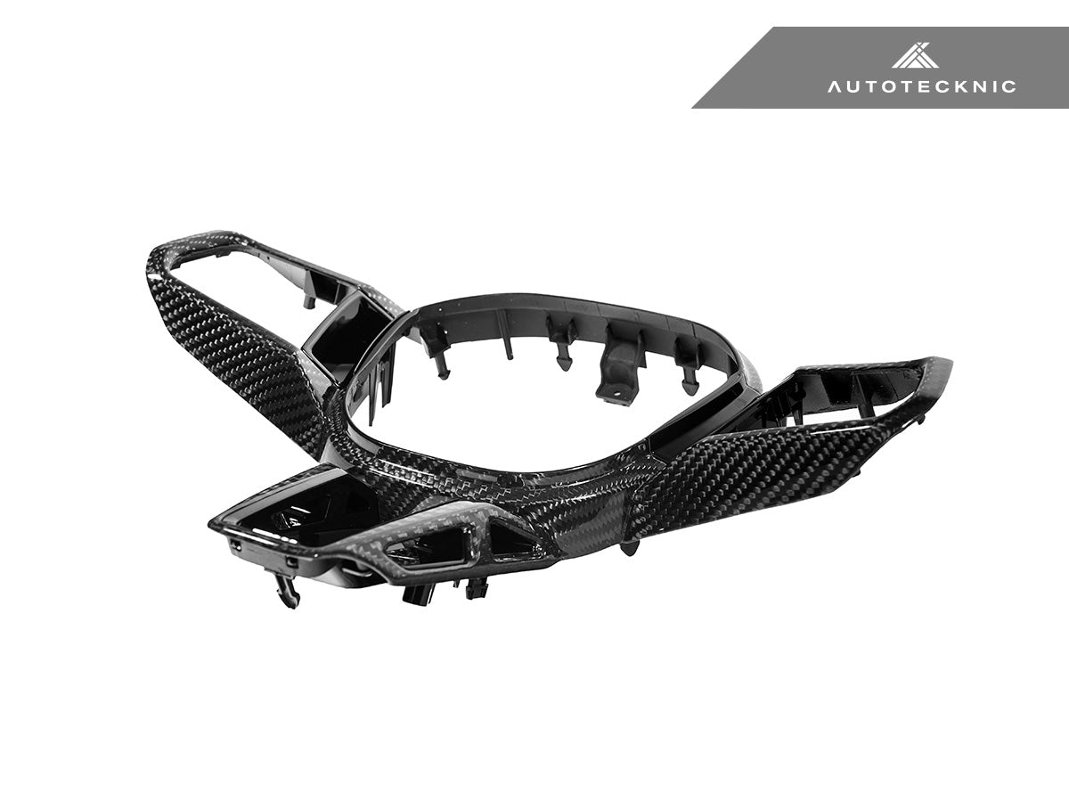 AutoTecknic Carbon Fiber Steering Wheel Trim - BMW G90/ G99 M5