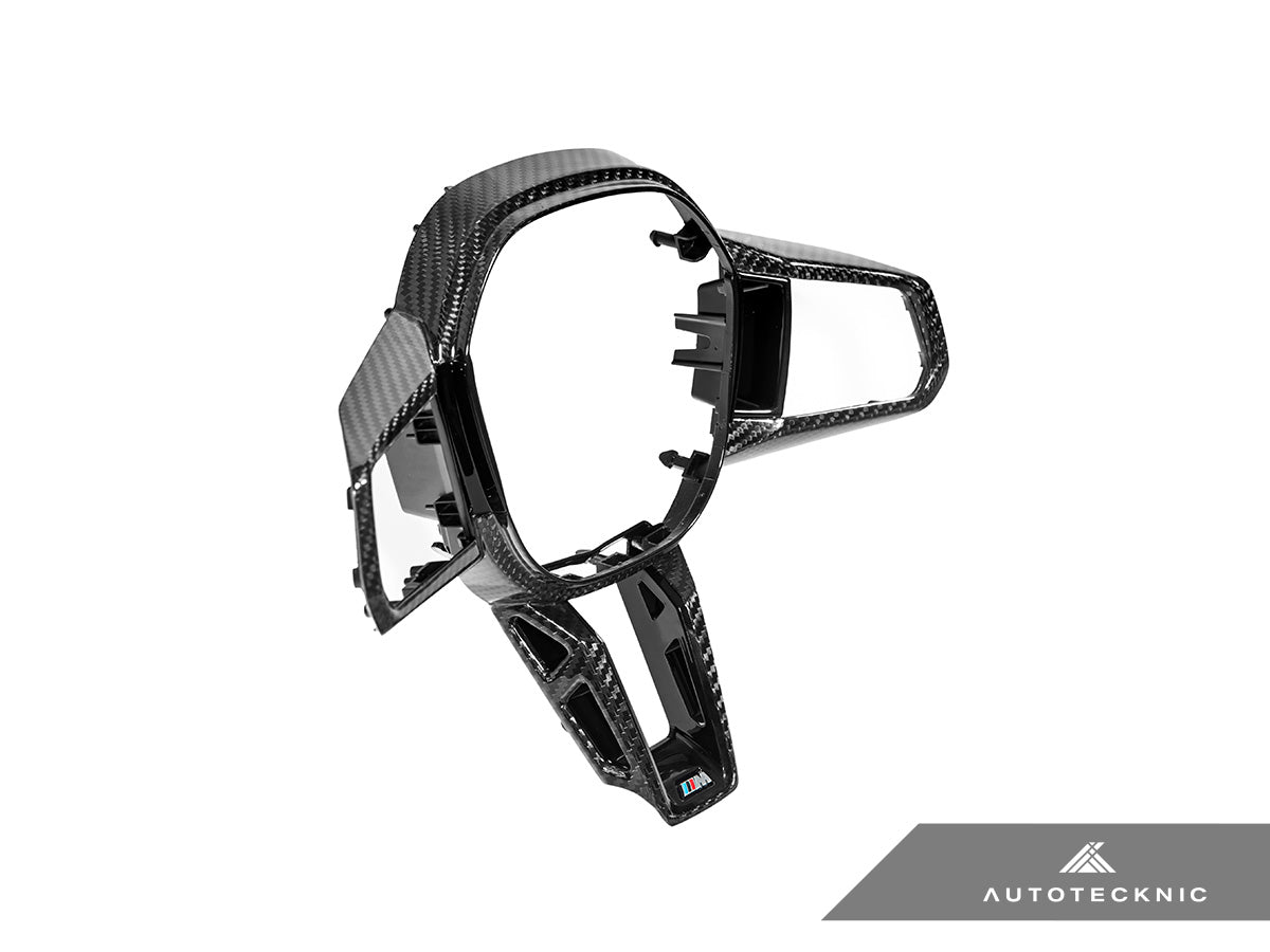 AutoTecknic Carbon Fiber Steering Wheel Trim - BMW G90/ G99 M5