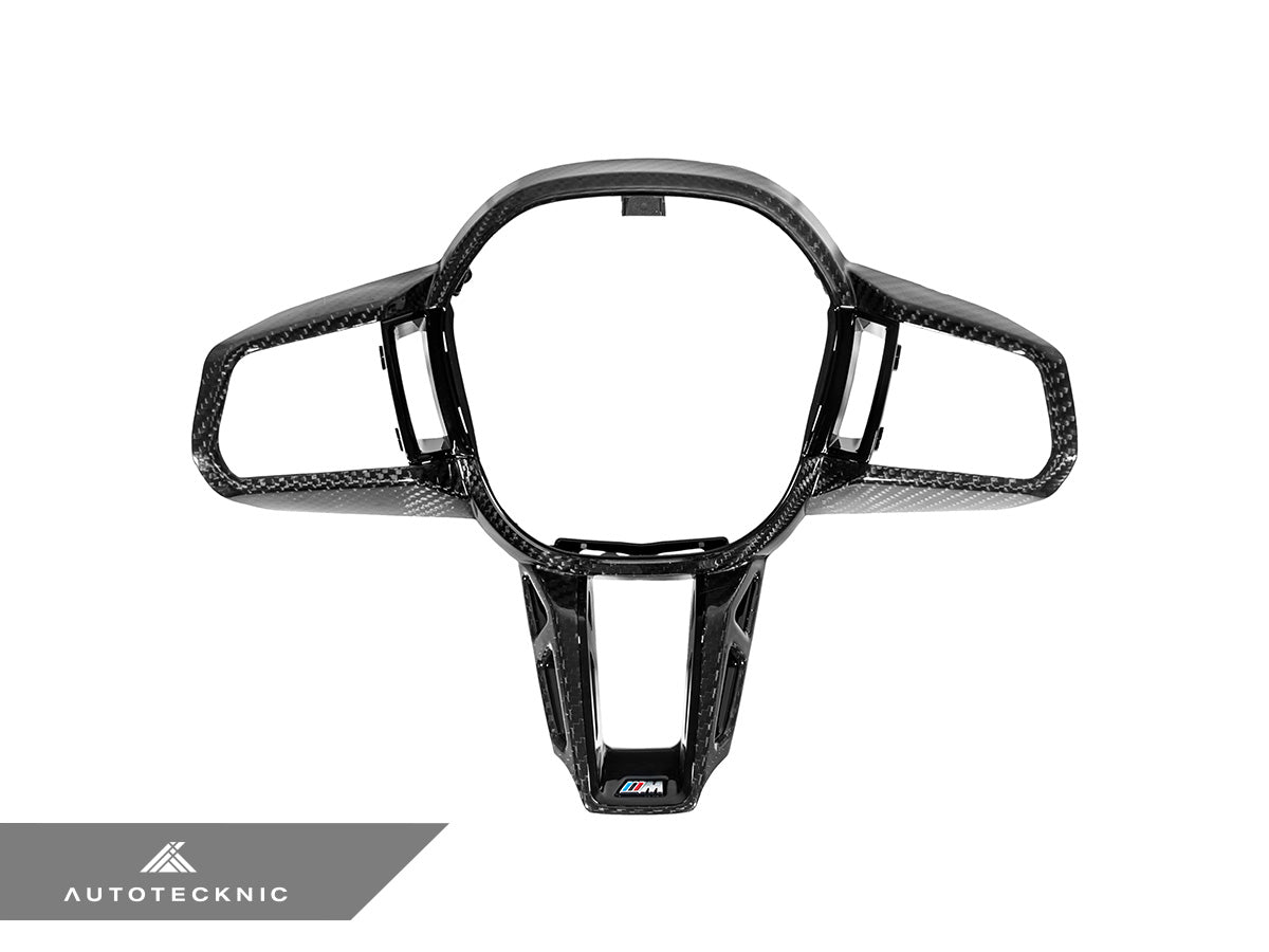 AutoTecknic Carbon Fiber Steering Wheel Trim - BMW G90/ G99 M5