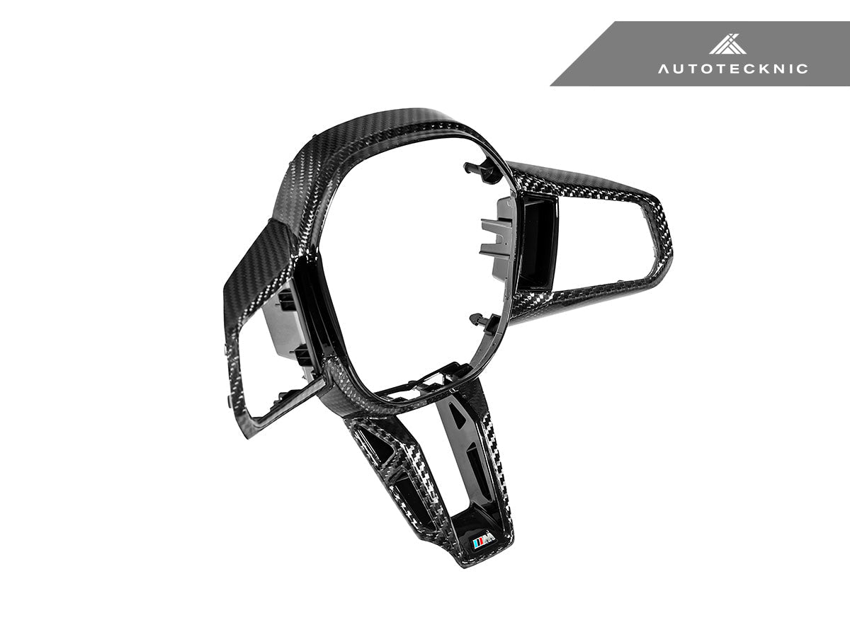 AutoTecknic Carbon Fiber Steering Wheel Trim - BMW G90/ G99 M5