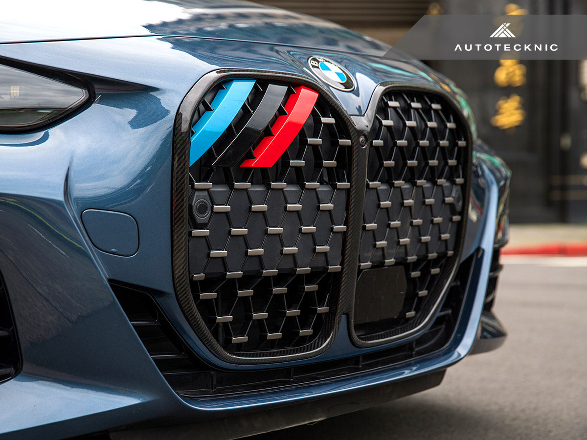 AutoTecknic Replacement Dry Carbon Grille Surround - BMW G22 4-Series Coupe